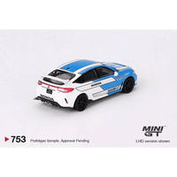 Thumbnail for PRE-ORDER MINI GT 1:64 Honda Civic Type R #3 2023 Pace Car Blue MGT00753-L