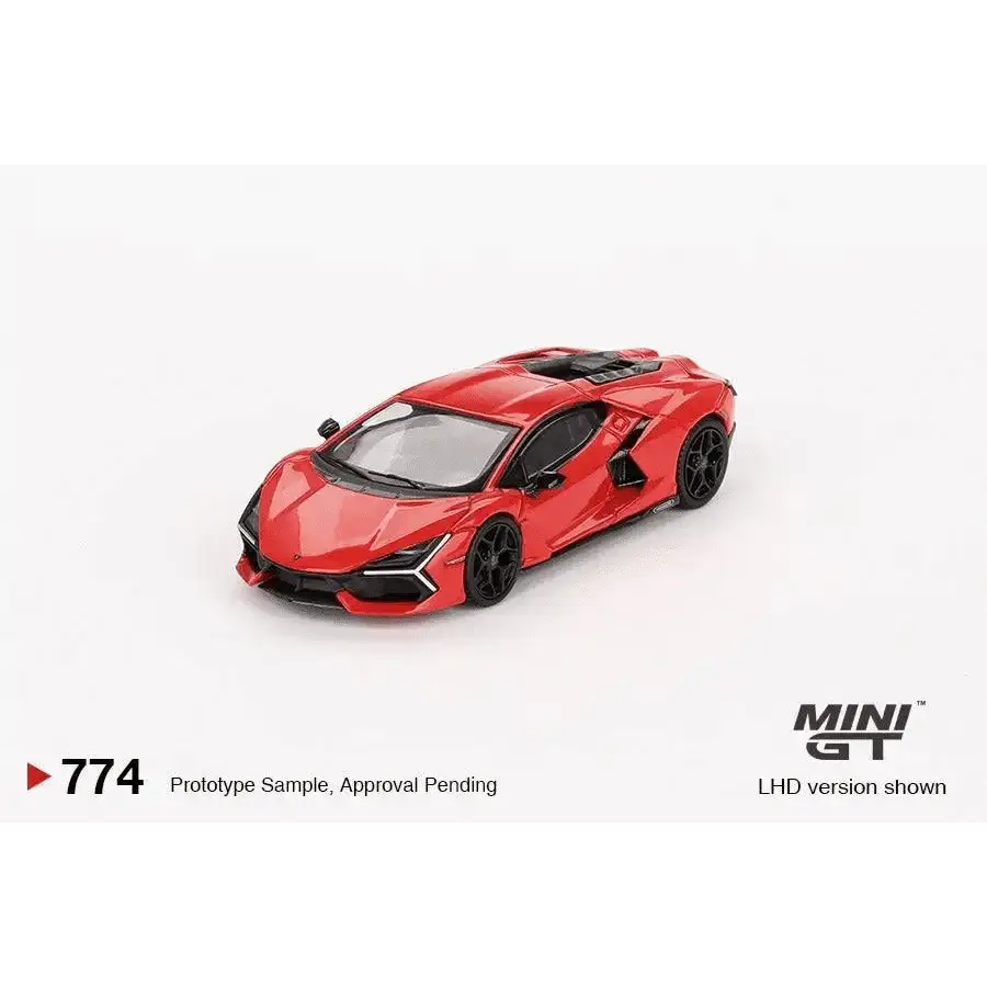 PRE-ORDER MINI GT 1:64 Lamborghini Revuelto Arancio Dac Lucido MGT00774-R