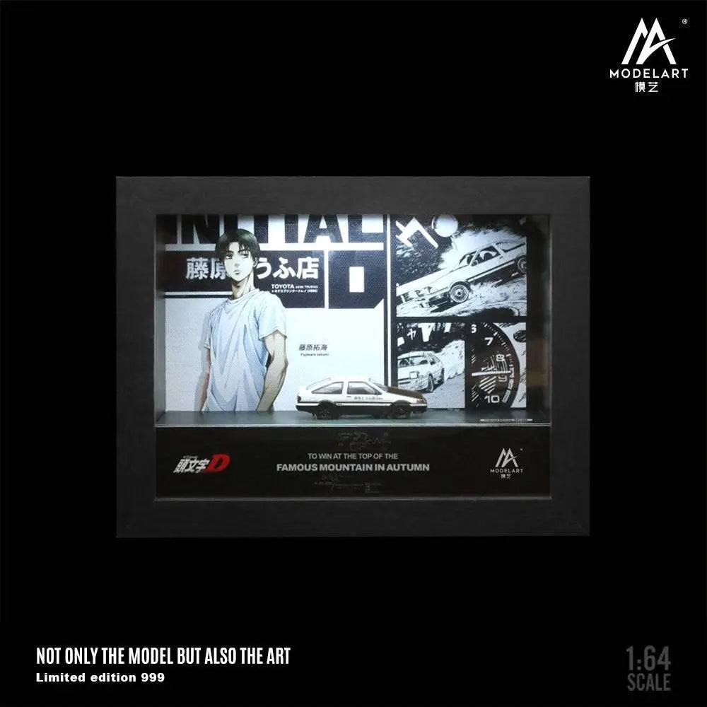 PRE-ORDER MoreArt 1:64 Initial D Frame w/ Lighting