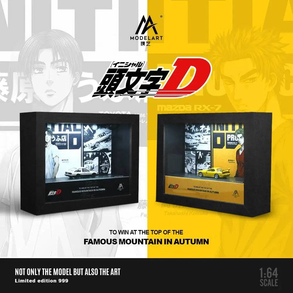 PRE-ORDER MoreArt 1:64 Initial D Frame w/ Lighting