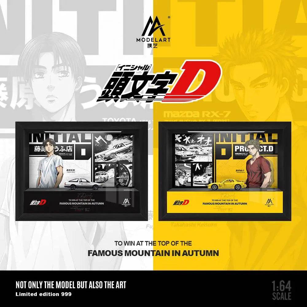 PRE-ORDER MoreArt 1:64 Initial D Frame w/ Lighting