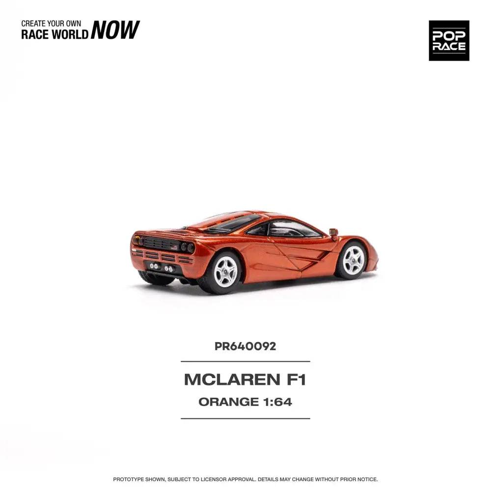 PRE-ORDER Pop Race 1:64 McLaren F1 Orange