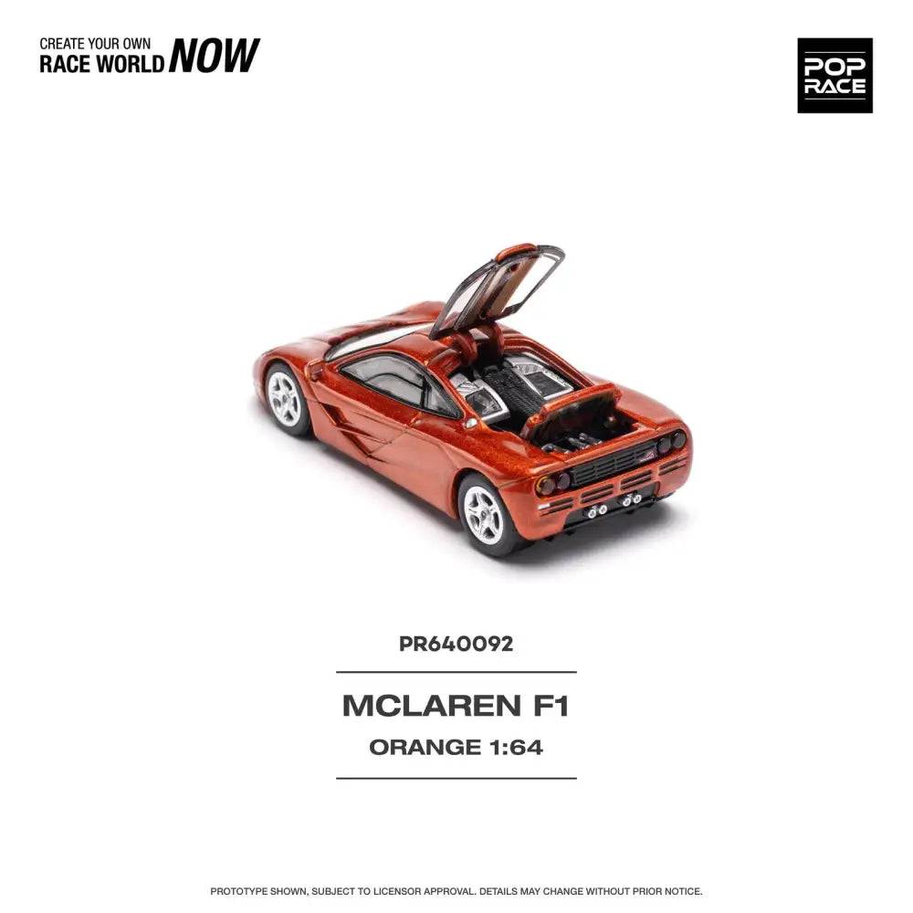 PRE-ORDER Pop Race 1:64 McLaren F1 Orange