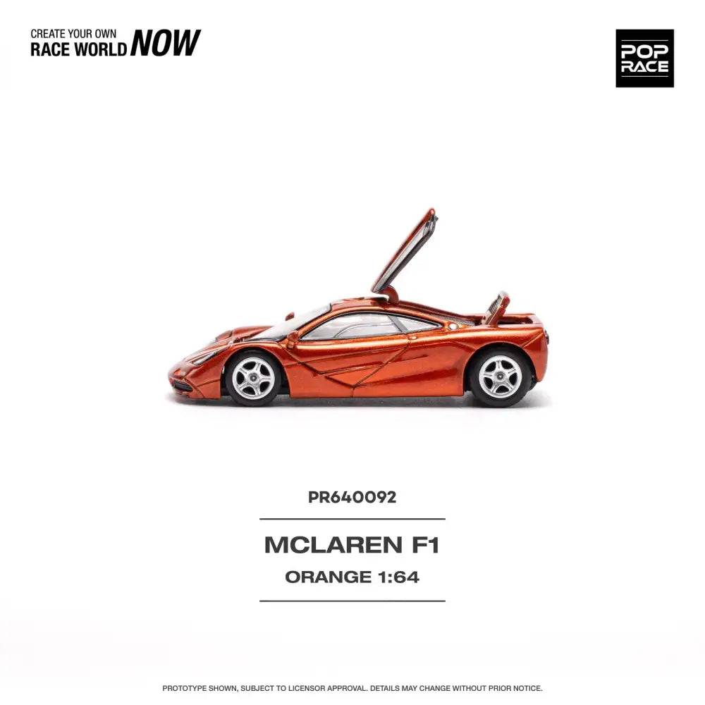 PRE-ORDER Pop Race 1:64 McLaren F1 Orange