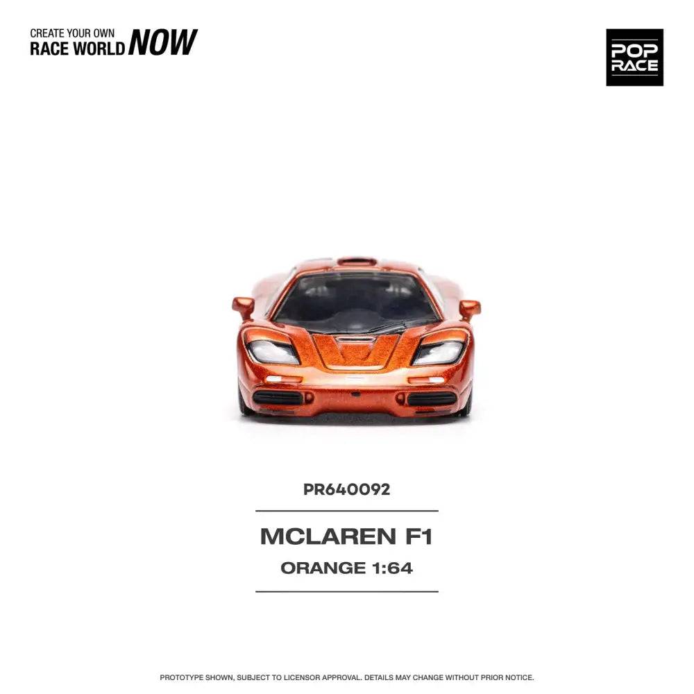 PRE-ORDER Pop Race 1:64 McLaren F1 Orange