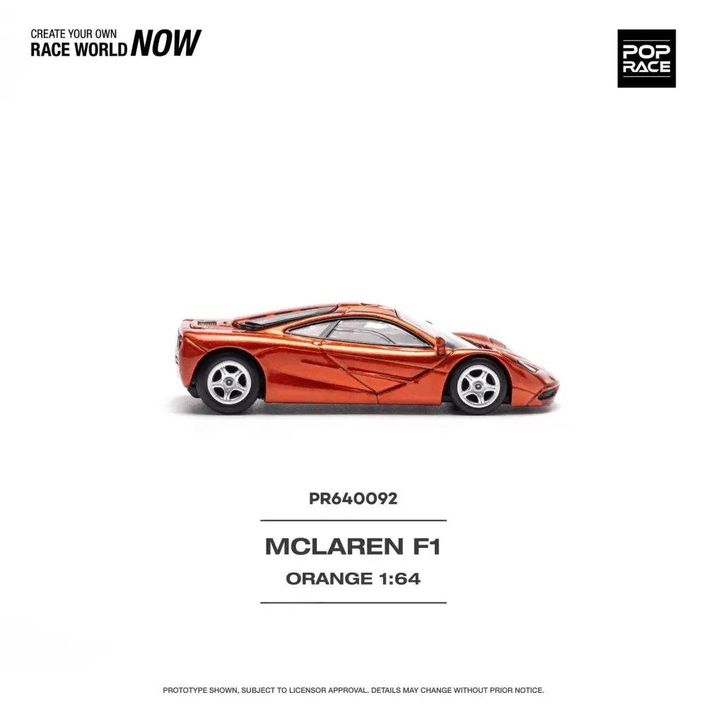 PRE-ORDER Pop Race 1:64 McLaren F1 Orange