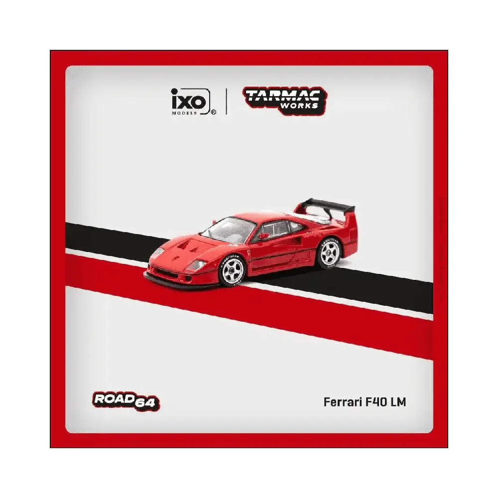 PRE-ORDER Tarmac Works x IXO 1:64 Ferrari F40 LM Red