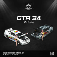 Thumbnail for PRE-ORDER Time Micro 1:64 Nissan R34 GTR Z Tune