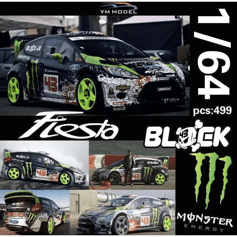 YM Model 1:64 Ford Fiesta Ken Block #43