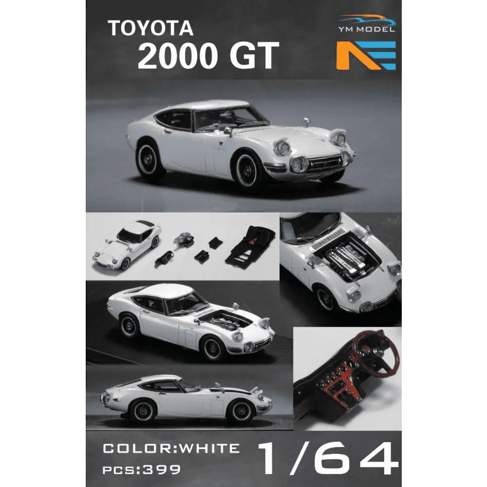 PRE-ORDER YM Model 1:64 Toyota 2000GT