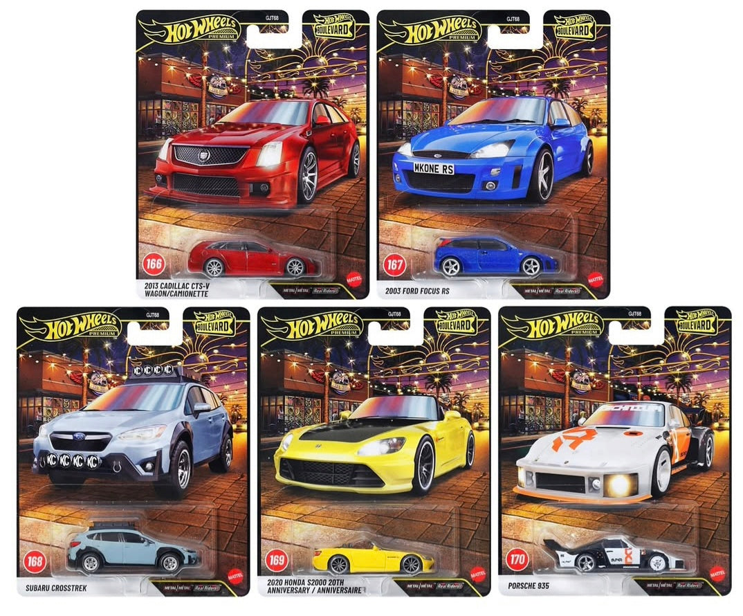 (PRE-ORDER) Hot Wheels Premium 1:64 Boulevard 2027 Complete Set 1-5