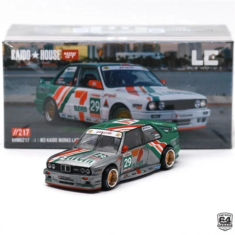 Mini GT x Kaido House 1:64 BMW M3 KAIDO WORKS LARRY CHEN V1 USA Exclusive KHMG217 RAW CHASE