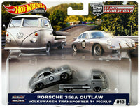 Thumbnail for Hot Wheels Premium 1:64 Team Transport Porsche 356a Outlaw VW Transporter T1 Pickup