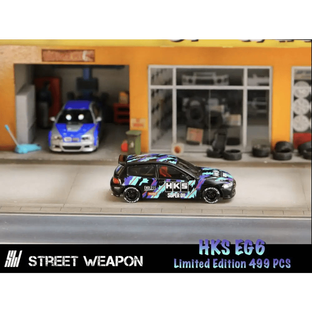 Street Weapon 1:64 Honda Civic EG6 HKS