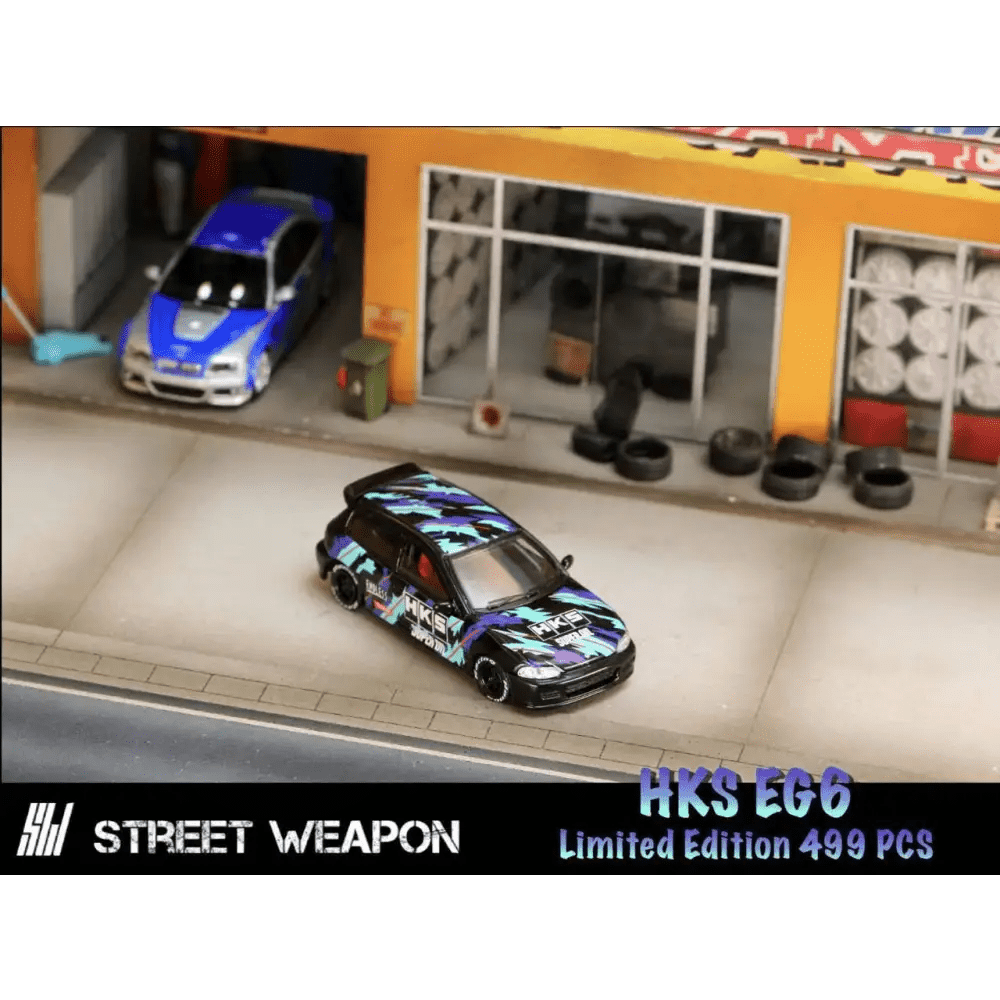 Street Weapon 1:64 Honda Civic EG6 HKS