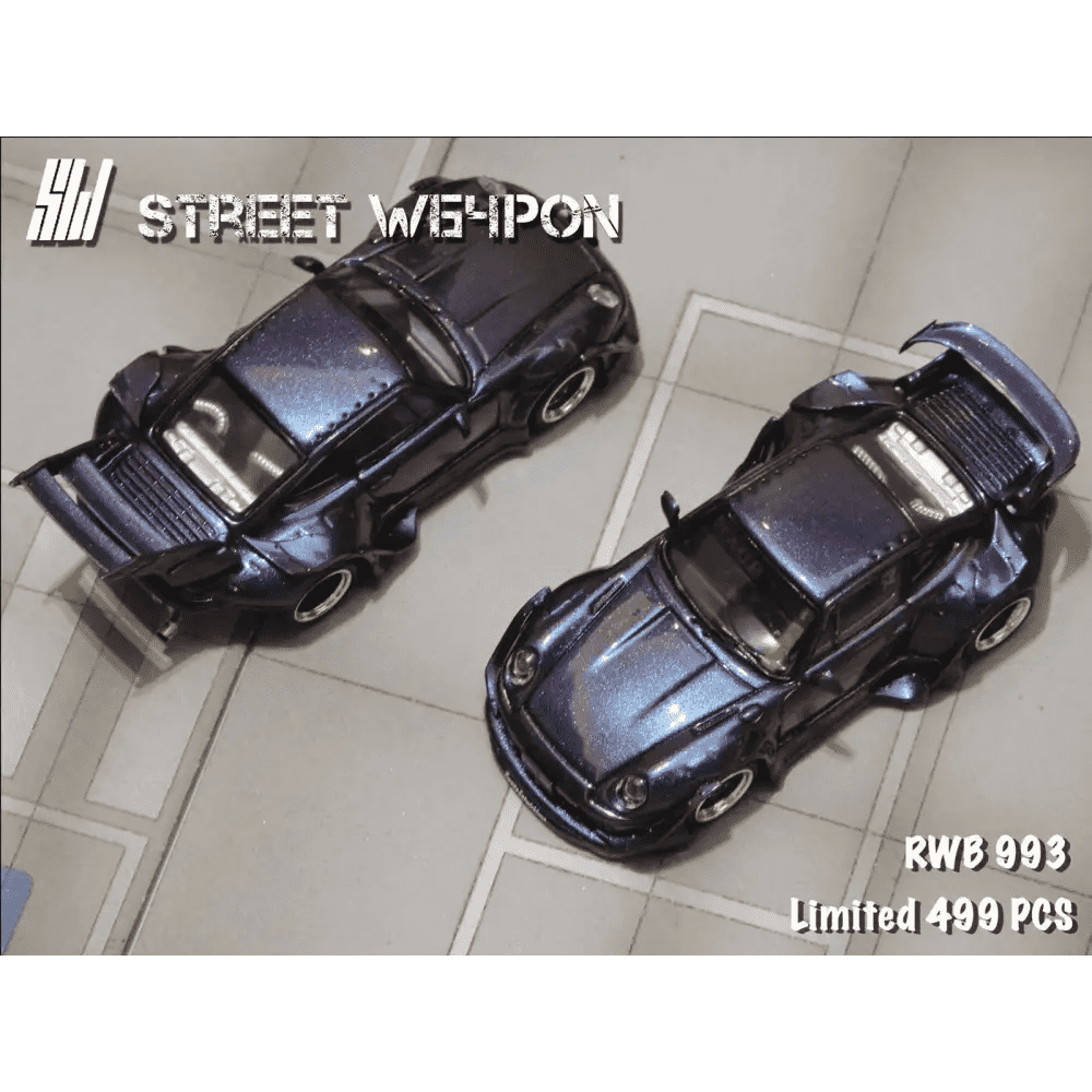 Street Weapon 1:64 Porsche RWB993 Chameleon