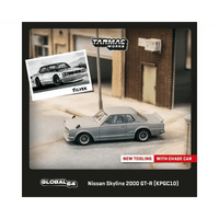 Thumbnail for Tarmac Works 1:64 Nissan Skyline 2000 GT-R KPGC10 Silver