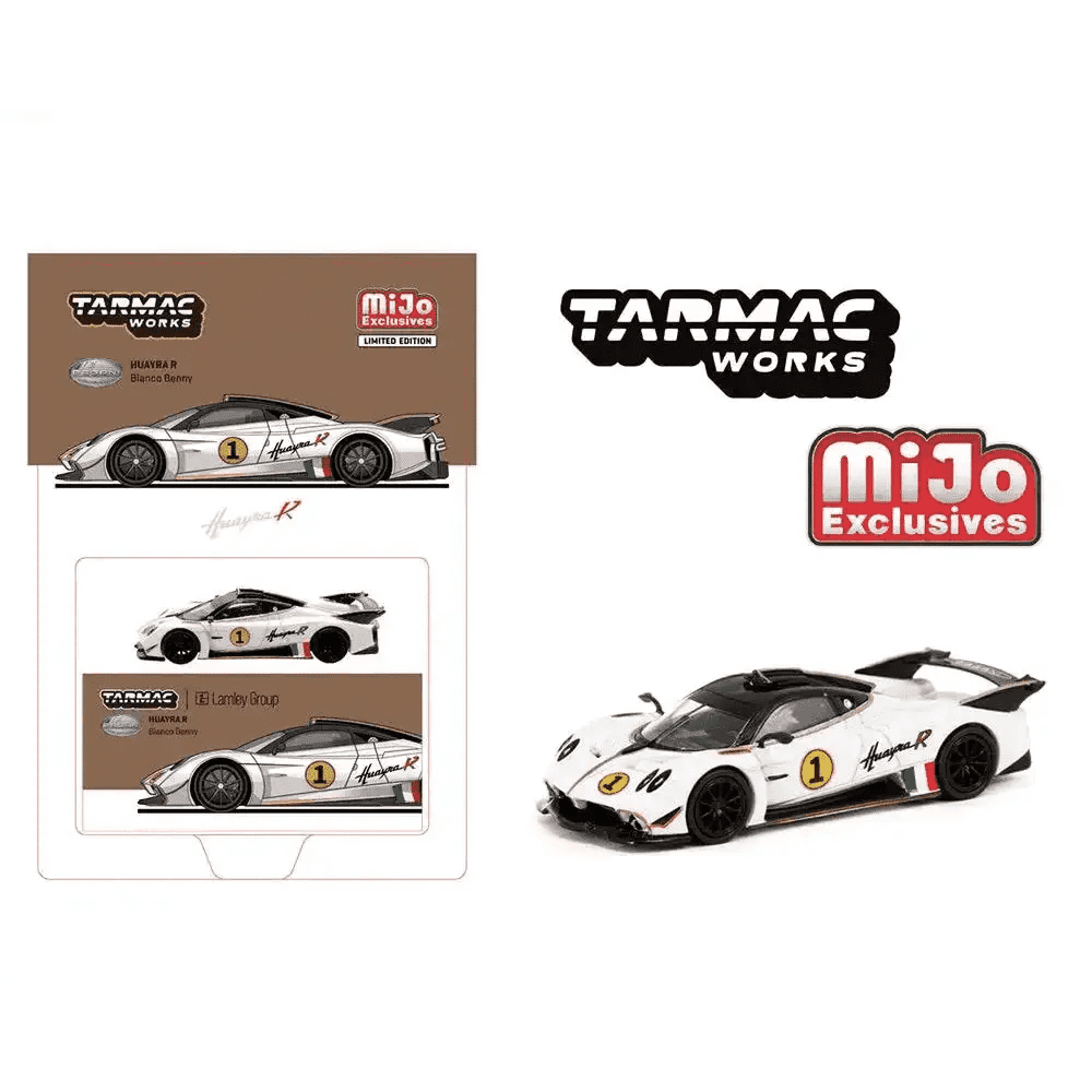 Tarmac Works 1:64 Pagani Huayra R – Bianco Benny