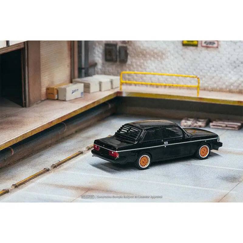 Tarmac Works 1:64 Volvo 242 Custom Black