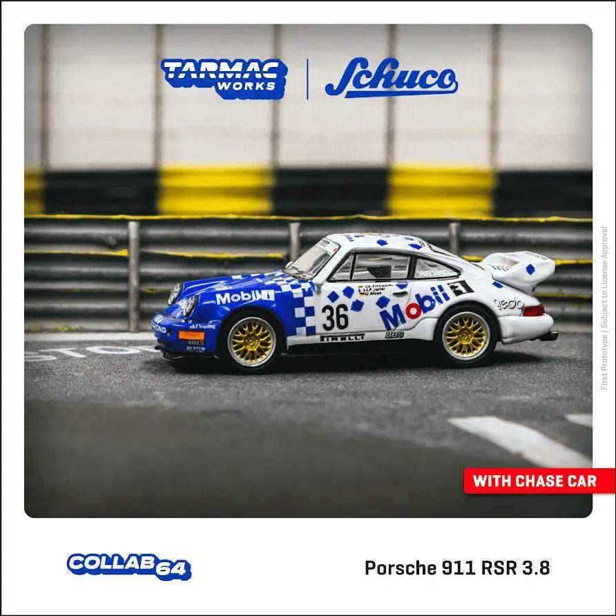 Tarmac Works x Schuco 1:64 Porsche 911 RSR 3.8