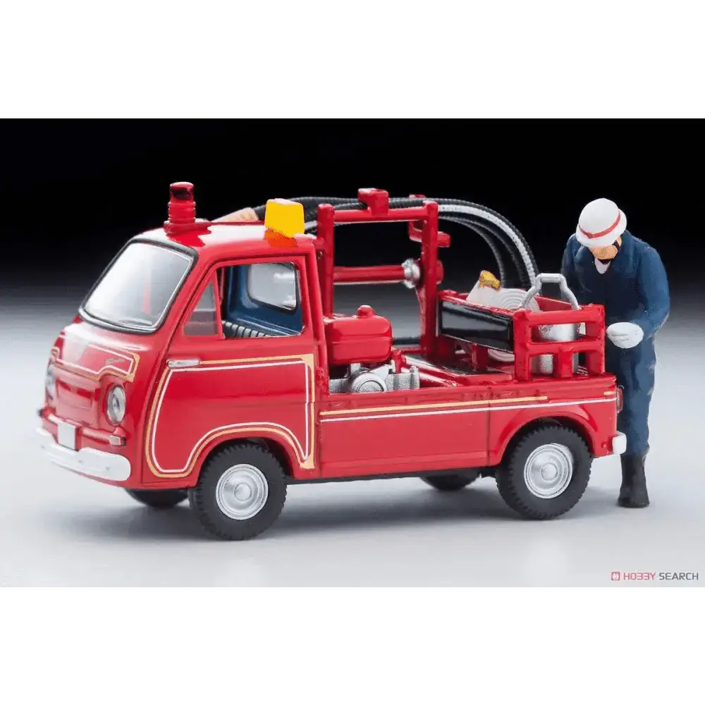 Tomica Limited Vintage TLV-68c Subaru Sambar Pump Fire Engine w/Figure