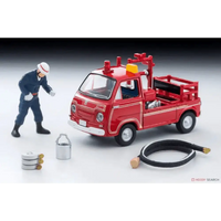 Thumbnail for Tomica Limited Vintage TLV-68c Subaru Sambar Pump Fire Engine w/Figure