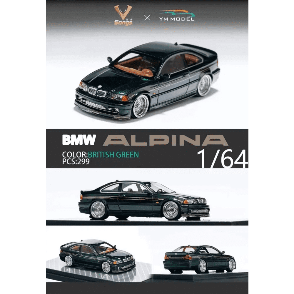 YM Model 1:64 BMW Alpina British Green