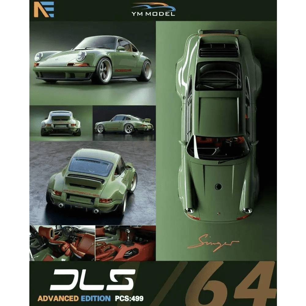 YM Model Advanced 1:64 Porsche 911 Singer DLS