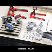 Thumbnail for Akara x NinetyOne 1:64 Engine Crane Set w/ K20 RB26 2JZ