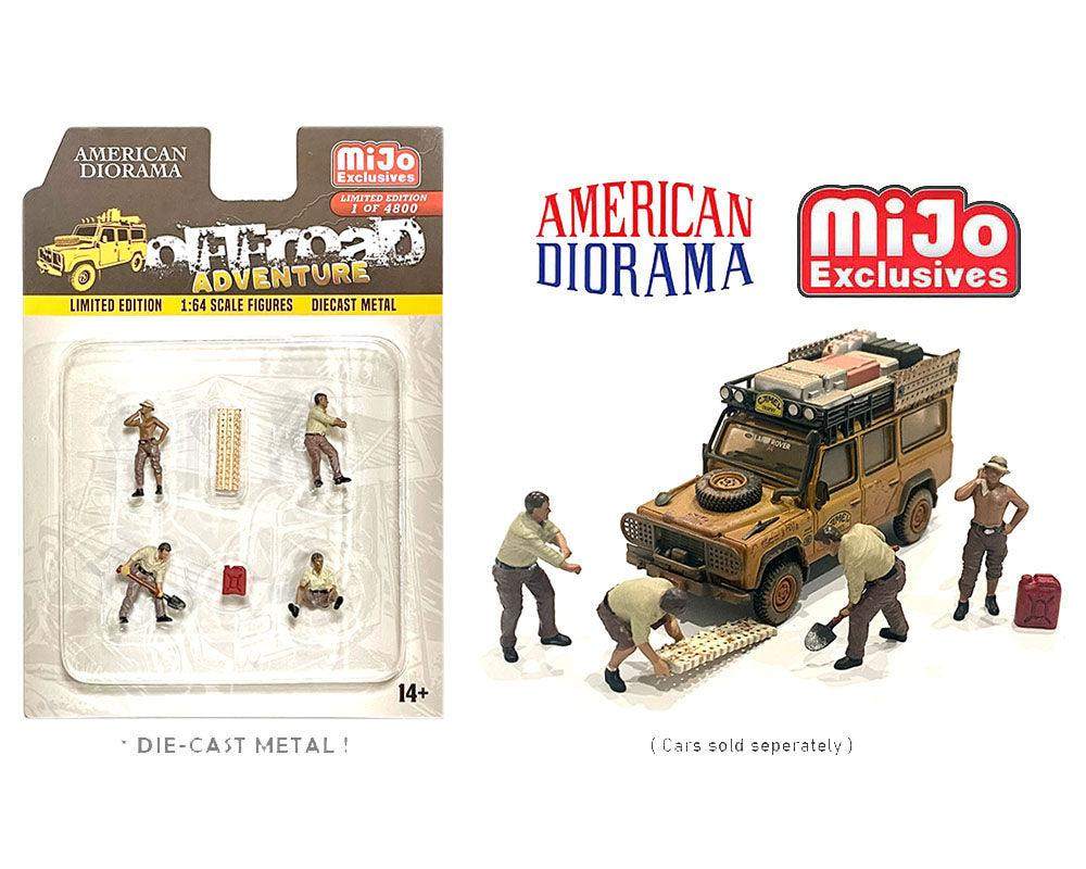 American Diorama 1:64 Off-Road Adventure Figures Set