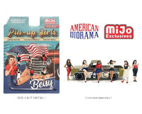 Thumbnail for American Diorama 1:64 Pin Up Girls Figures Set