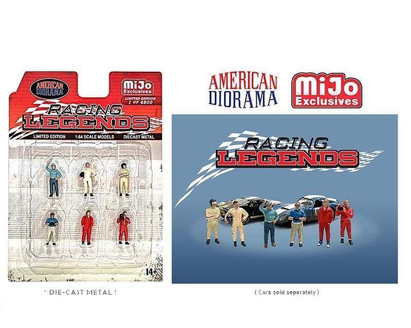 American Diorama 1:64 Racing Legends Figure Set