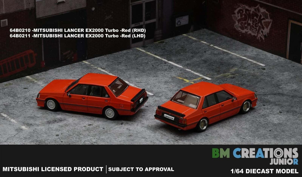 BM Creations 1:64 Mitsubishi Lancer EX2000 Turbo Red