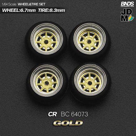 BNDS 1:64 Custom Alloy Wheels