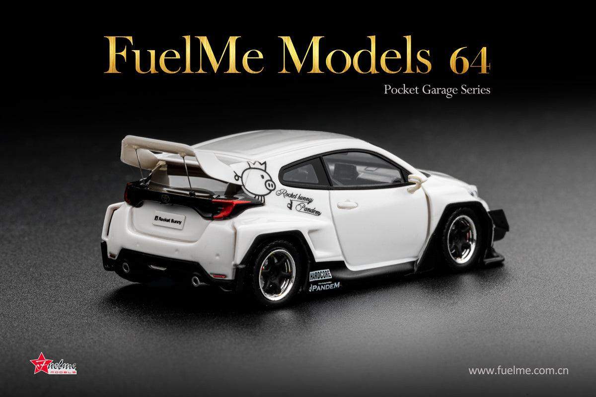 Fuel Me 1:64 Pandem Toyota GR Yaris Pearl White