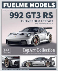 Thumbnail for FuelMe 1:64 Porsche 992 GT3 RS, GT Silver Limited 399pcs