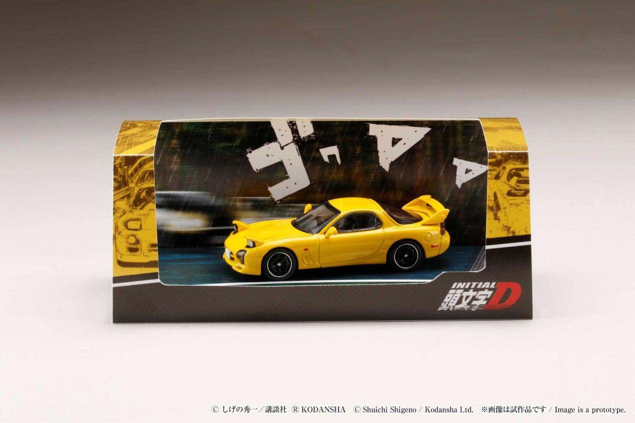 Hobby Japan 1:64 Initial D Mazda RX7 FD3S Project D w/ Driver Figure