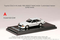 Thumbnail for Hobby Japan 1:64 Toyota Celica A60 1983 2000GT Customized Version White