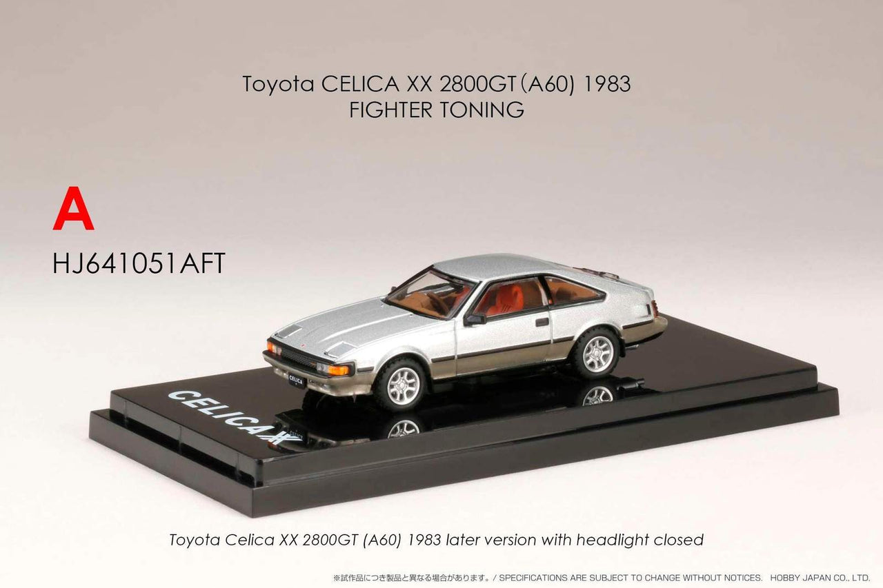 Hobby Japan 1:64 Toyota Celica A60 1983 2800GT Silver