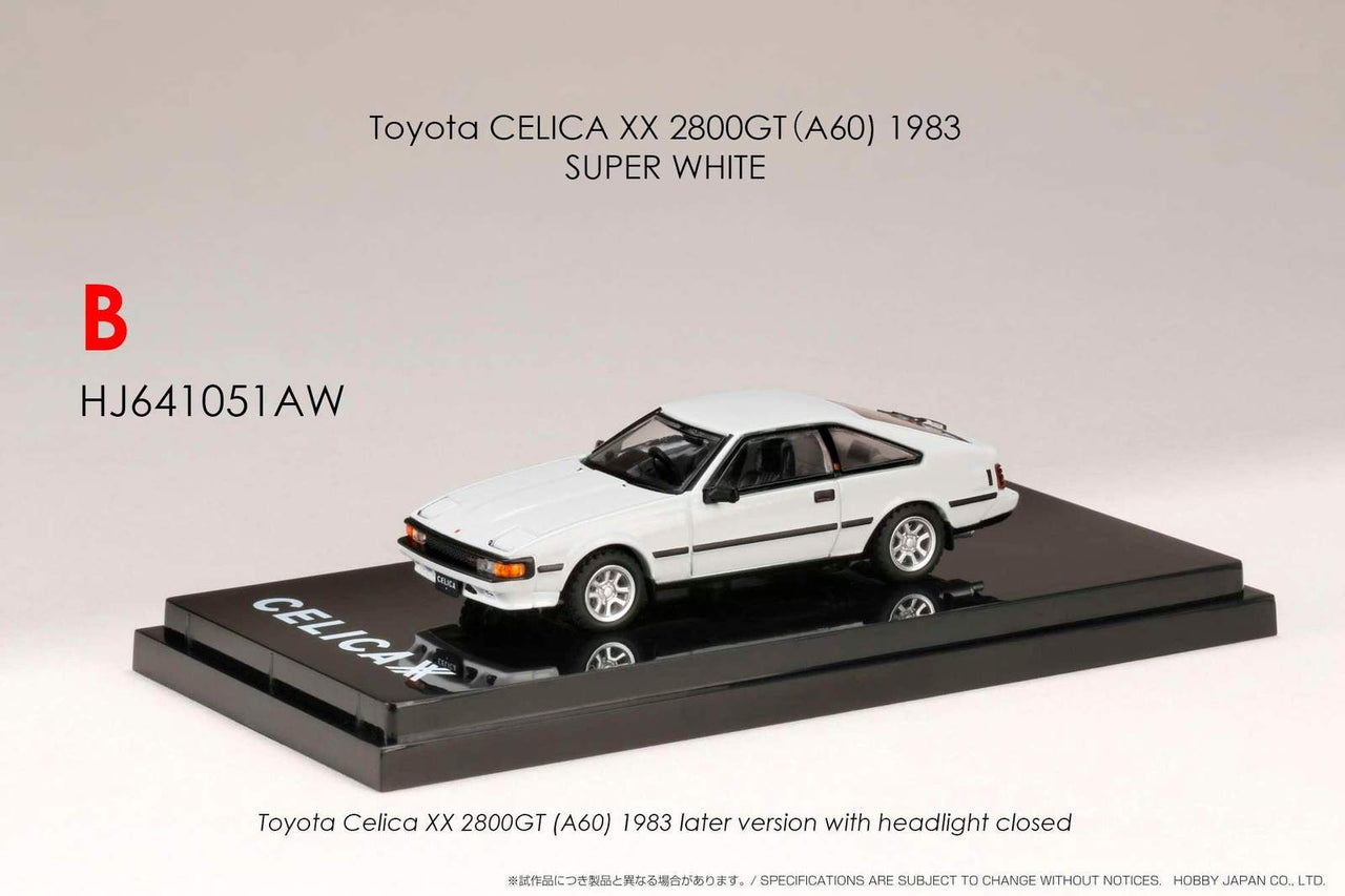 Hobby Japan 1:64 Toyota Celica A60 1983 2800GT White