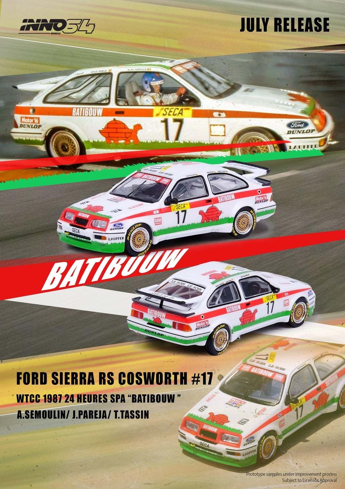 INNO64 1:64 Ford Sierra RS500 Cosworth #17 WTCC