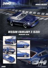 Thumbnail for INNO64 1:64 Nissan Fairlady Z S30 Dark Blue Metallic