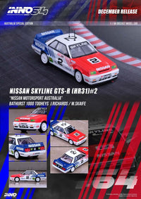 Thumbnail for INNO64 1:64 Nissan Skyline GTS-R HR31 Nissan Motorsport Australia