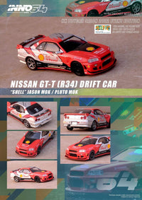Thumbnail for INNO64 1:64 Nissan Skyline R34 GT-T Drift Car Shell