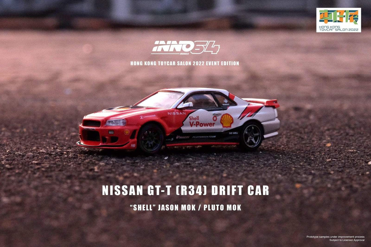 INNO64 1:64 Nissan Skyline R34 GT-T Drift Car Shell