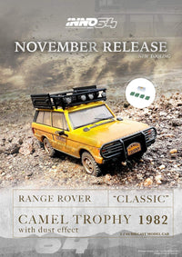 Thumbnail for INNO64 1:64 Range Rover Classic Camel Trophy 1982 w/ Dust
