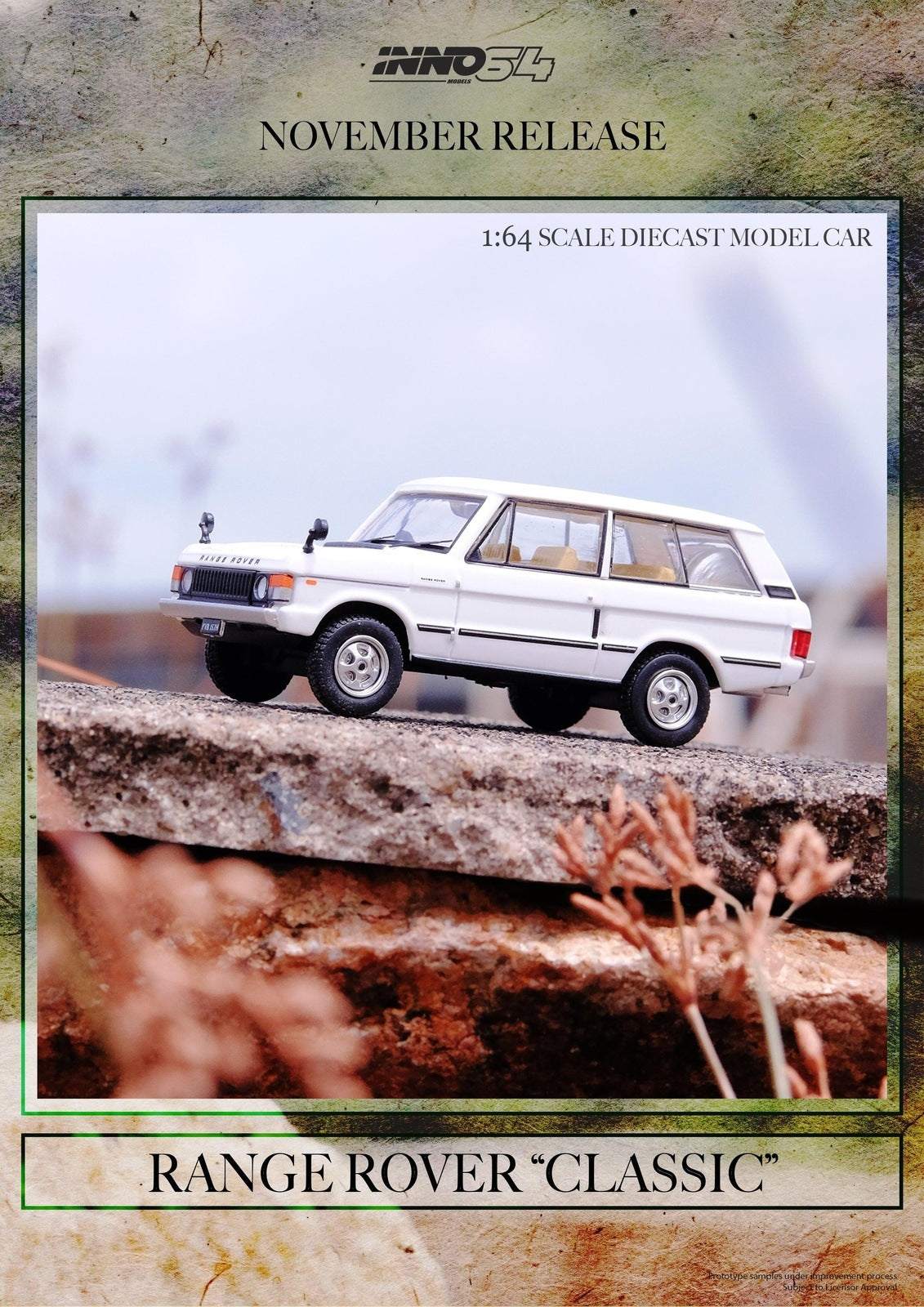 INNO64 1:64 Range Rover Classic White