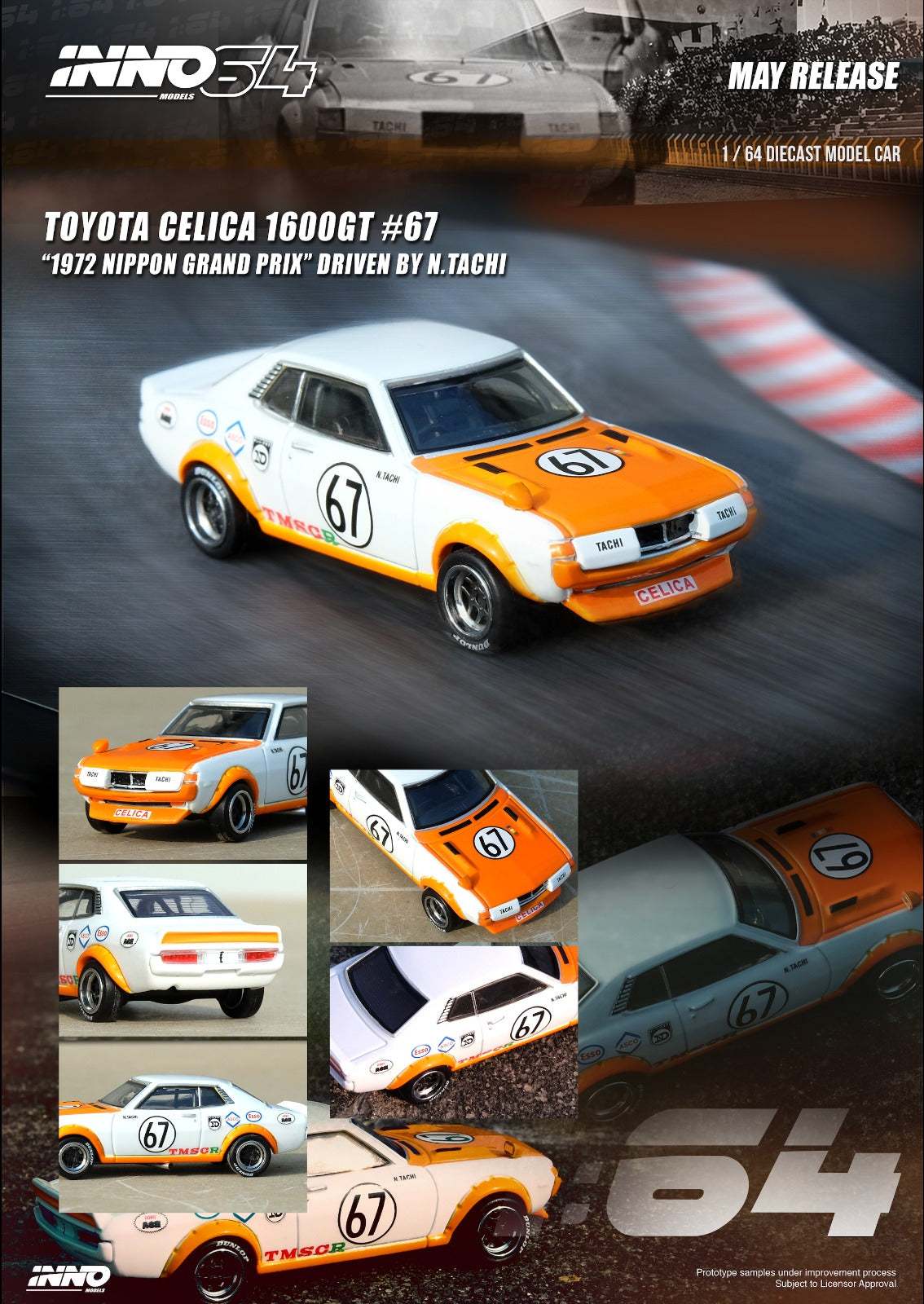 INNO64 1:64 Toyota Celica 1600GT Boxset