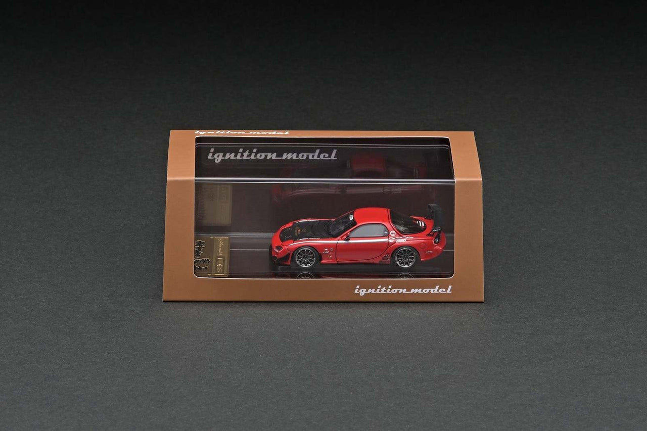 Ignition Model 1:64 Feed Mazda RX-7 FD3S Red