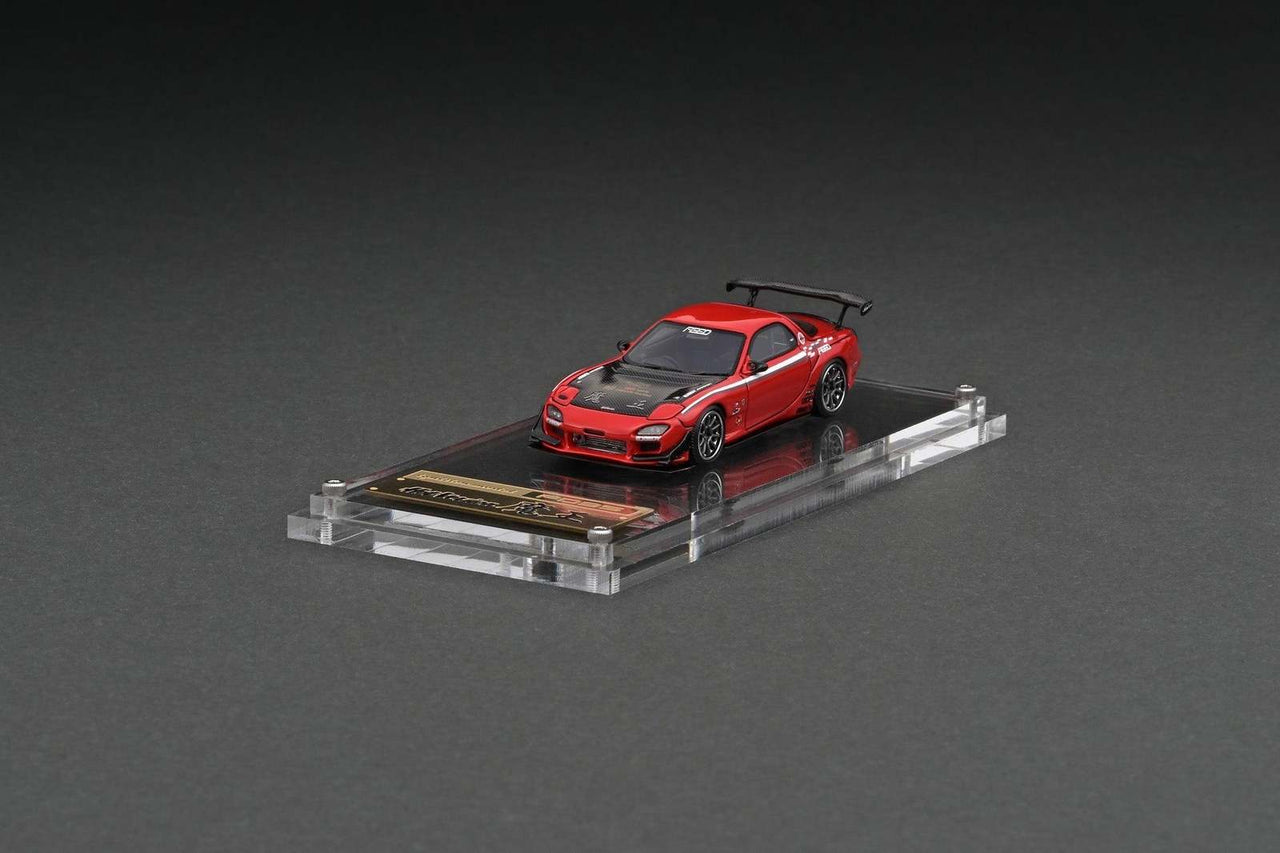 Ignition Model 1:64 Feed Mazda RX-7 FD3S Red